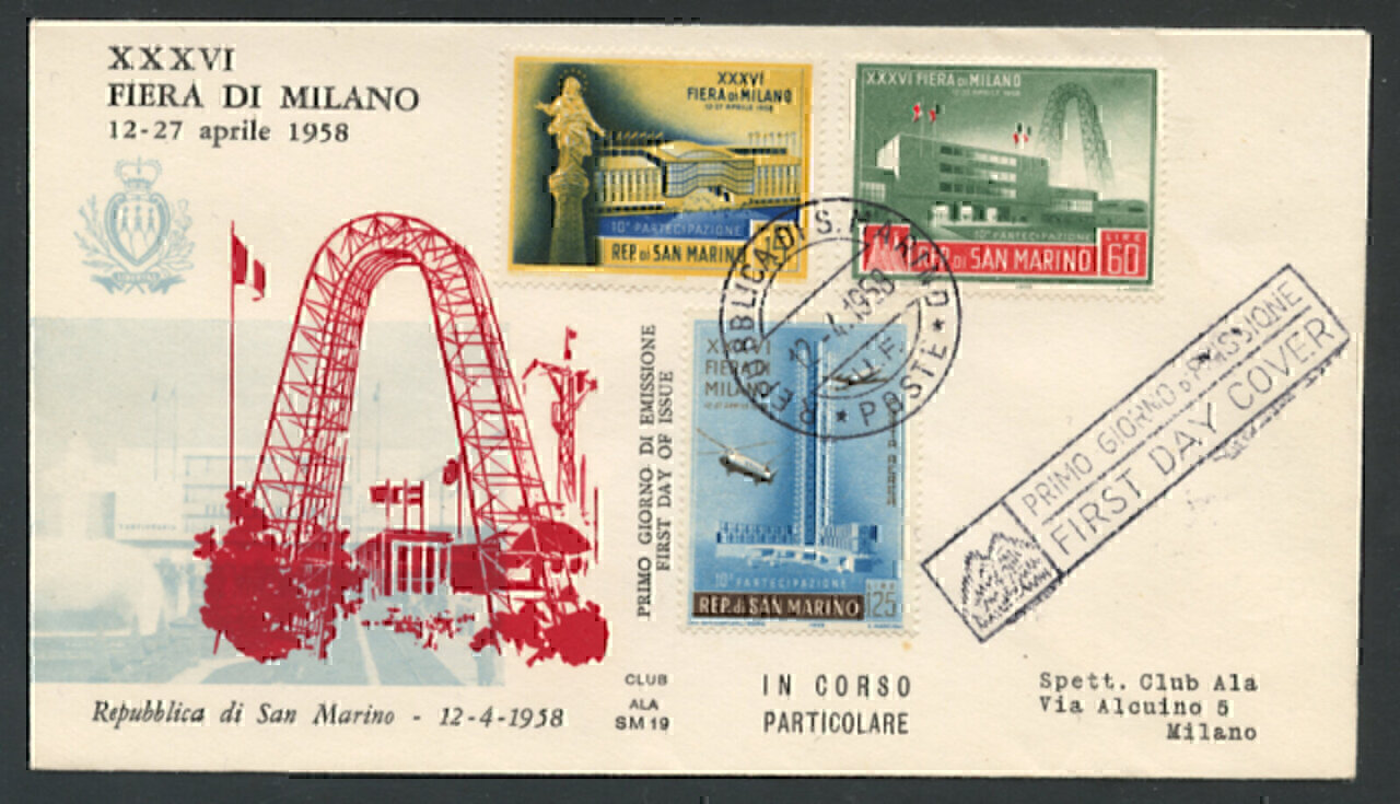 BUSTE FDC SAN MARINO