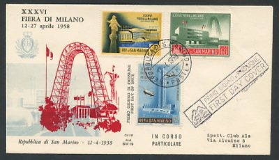 San Marino First Day Covers