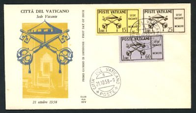 Vatican City First Day Covers