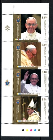 2013 - ARGENTINA  - INIZIO PONTIFICATO PAPA FRANCESCO 4v. - NUOVI - LOTTO/36841A