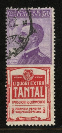 1924 - LOTTO/12418 - REGNO - 50 c. TANTAL - USATO