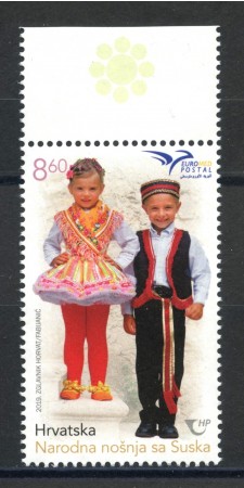 2019 - CROAZIA - EUROMED. COSTUMI - NUOVO - LOTTO/33349