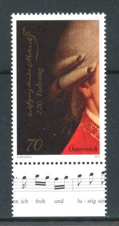 2011 - AUSTRIA - WOLFGANG AMADEUS MOZART - NUOVO - LOTTO/33615