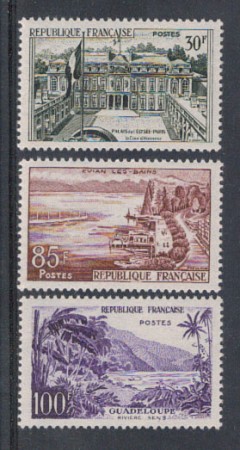 1959 - LOTTO/4519 - FRANCIA - SERIE TURISTICA 3v.