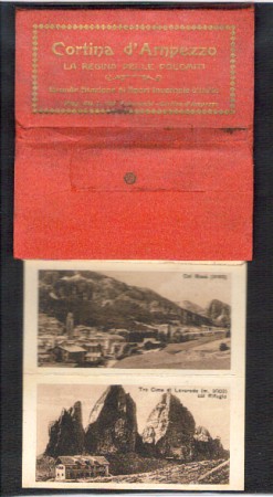 CORTINA D'AMPEZZO - LOTTO/10739 - LIBRETTO CON 12 VEDUTE