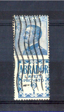 1924 - LOTTO/REGPB4U - REGNO - 25 CENT. ABRADOR - USATO