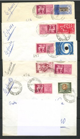 1960/63 - REPUBBLICA - LOTTO/48226 - INSIEME DI 10 BUSTE ESPRESSO VIAGGIATE