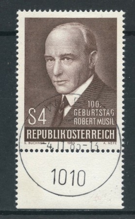 1980 - AUSTRIA - ROBERT  VON MUSIL - USATO - LOTTO/28214