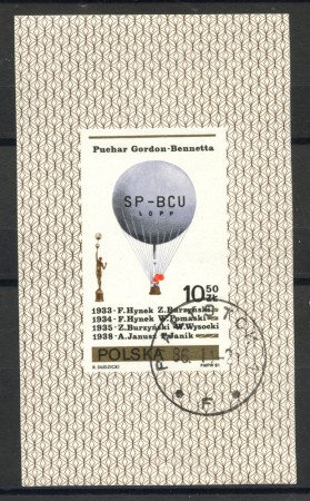 1981 - POLONIA - COPPA GORDON-BENNET - FOGLIETTO USATO - LOTTO/36034