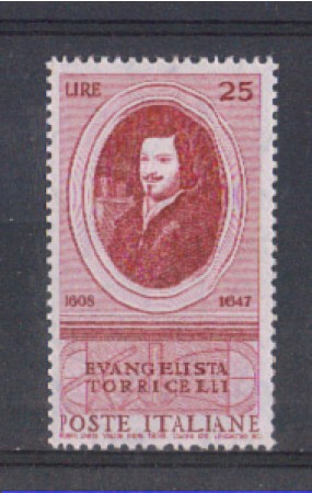 1958 - LOTTO/6339 - REPUBBLICA - EVANGELISTA TORRICELLI