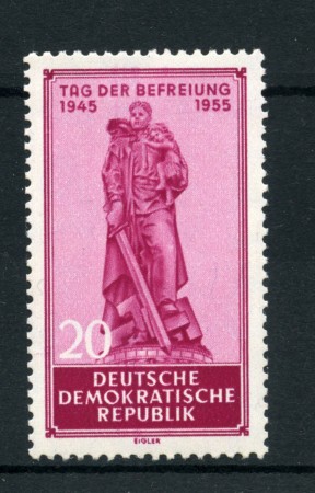 1955 - LOTTO/17659 - GERMANIA DDR - 20p. LIBERAZIONE FASCISMO - NUOVO
