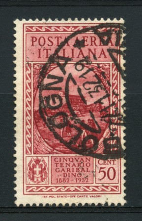 1932 - LOTTO/13990B - REGNO - 50c. POSTA AEREA GARIBALDI - USATO