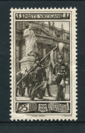 1950 - LOTTO/18481 - VATICANO - 25 L. GUARDIA PALATINA - NUOVO
