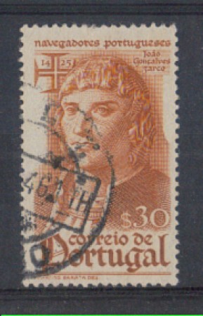1945 - LOTTO/9715BU - PORTOGALLO - 30c. NAVIGATORI - USATO