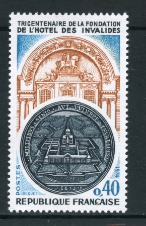 1974 - FRANCIA - HOTEL DEGLI INVALIDI - NUOVO - LOTTO/26097