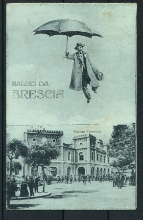 BRESCIA - 1917 - LOTTO/20077GA - SALUTI DA BRESCIA - VIAGGIATA