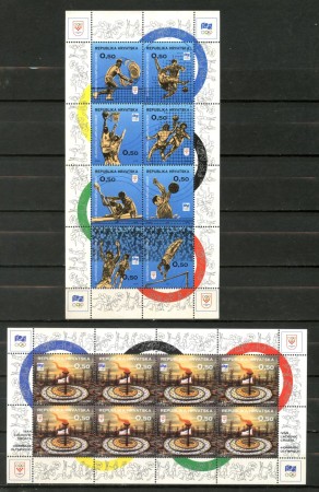 1994 - CROAZIA - LOTTO/47638 - BENEFICENZA - COMITATO OLIMPICO  2 FOGLIETTI NUOVI