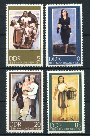 1988 - LOTTO/20133 - GERMANIA D.D.R . - MAX LIGNER 4v. - NUOVI
