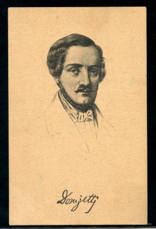 1937 - ITALIA - G.DONIZZETTI - CARTOLINA - LOTTO/26123