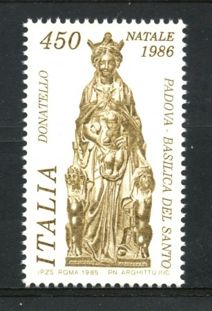 1986 - LOTTO/6863 - REPUBBLICA - NATALE - NUOVO