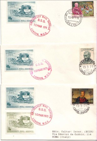 1971 - LBF/2512 -  GRAN BRETAGNA - SCIOPERO POSTALE
