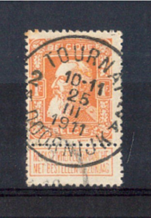 1905 - LOTTO/10831 - BELGIO - 1 Fr. GIALLO - USATO
