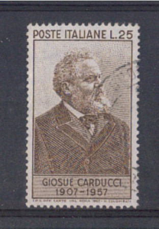 1957 - LOTTO/6320U - REPUBBLICA - GIOSUE CARDUCCI USATO