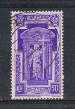 1933 - LOTTO/REG347U - REGNO - 50c. ANNO SANTO - USATO