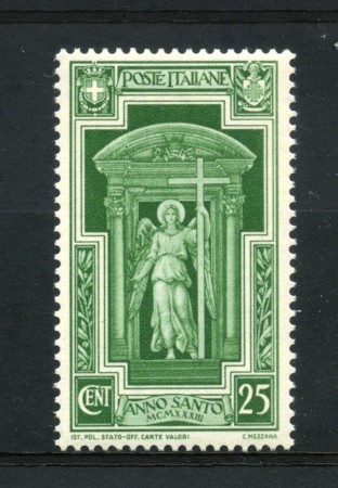 1933 - REGNO - LOTTO/48361 - 25 CENT. ANNO SANTO NUOVO