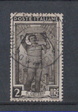1950 - LOTTO/6117UDB - REPUBBLICA - 2 LIRE ITALIA LAVORO FIL. DB