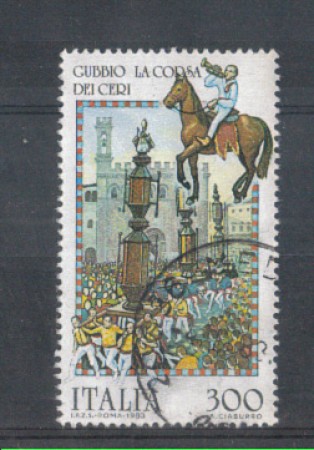 1983 - LOTTO/6792U - REPUBBLICA - FOLCLORE GUBBIO - USATO