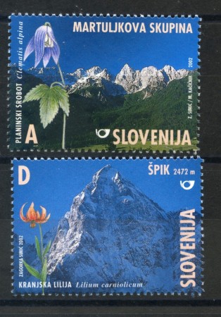 2002 - SLOVENIA - ANNO DELLA MONTAGNA  2v. - NUOVI - LOTTO/34168
