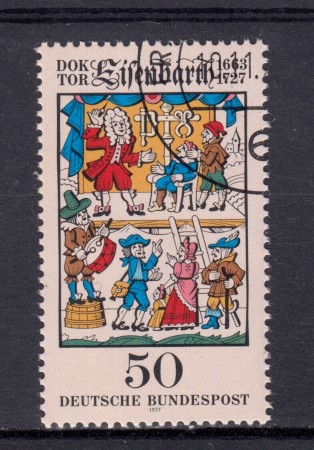 1977 - GERMANIA FEDERALE - J.A.EISENBARTH - USATO - LOTTO/31445U