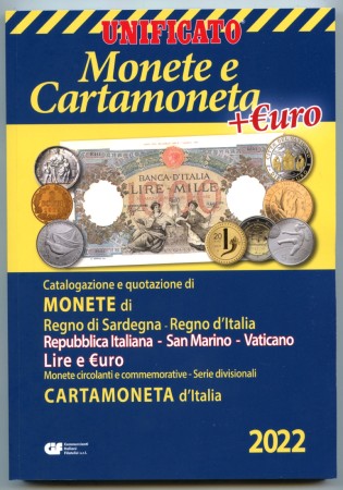 2022 - CATALOGO UNIFICATO MONETE  - LOTTO/37403