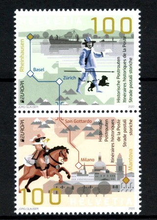 2020 - SVIZZERA - LOTTO/42178 - EUROPA 2v. - NUOVI