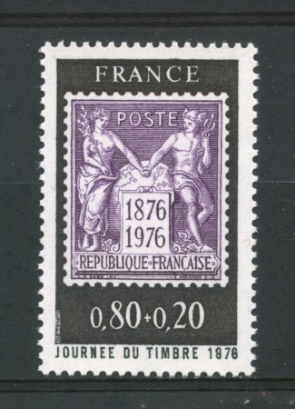 1976 - FRANCIA - GIORNATA DEL FRANCOBOLLO - NUOVO - LOTTO/30082
