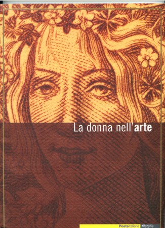 2002 - LOTTO/24327 - REPUBBLICA - LA DONNA NELL'ARTE - FOLDER POSTE