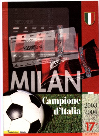2004 - LOTTO/11224 - REPUBBLICA - MILAN CAMPIONE - FOLDER
