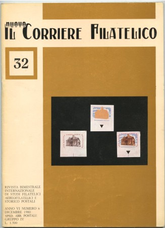 1980 - LOTTO/47609 - IL CORRIERE FILATELICO - RIVISTA DI STUDI FILATELICI N° 6 (32)