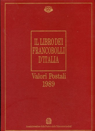 1989 - REPUBBLICA - LOTTO/43367 - LIBRO UFFICIALE DELLE POSTE