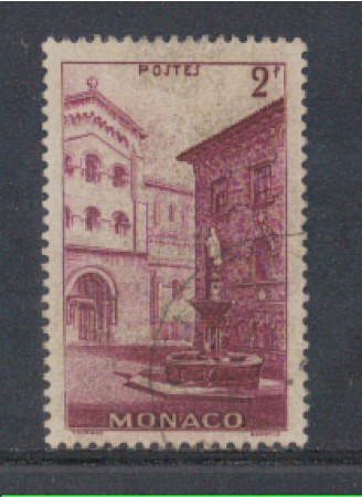 1939 - LOTTO/8561U - MONACO - 2 Fr. LILLA VEDUTE - USATO