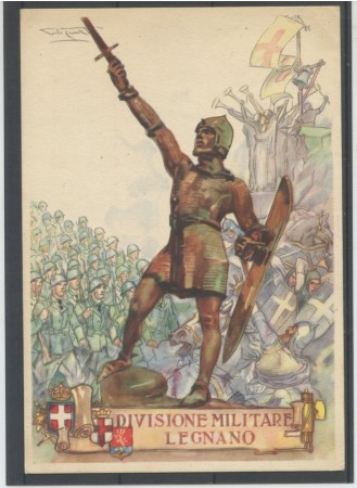 1940 - CARTOLINA - LOTTO/43268 - DIVISIONE MILITARE LEGNANO - NUOVA