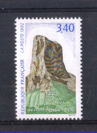 1992 - LOTTO/FRA2756 - FRANCIA - PRIMA ASCENSIONE MONTE AIGUILLE 1v. NUOVO