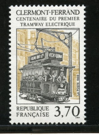 1989 - LOTTO/13938 - FRANCIA - PRIMO TRAM ELETTRICO - NUOVO