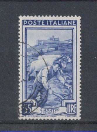 1950 - LOTTO/6129U - REPUBBLICA - 55 LIRE ITALIA AL LAVORO USATO