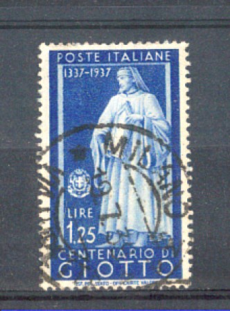 1937 - LOTTO/REG432U - REGNO - 1,25 L. UOMINI ILLUSTRI - USATO