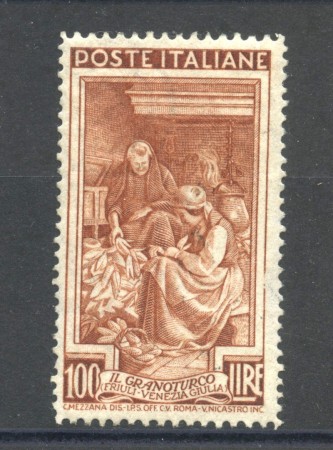 1950 - REPUBBLICA - LOTTO/38878 - 100 LIRE ITALIA AL LAVORO - NUOVO
