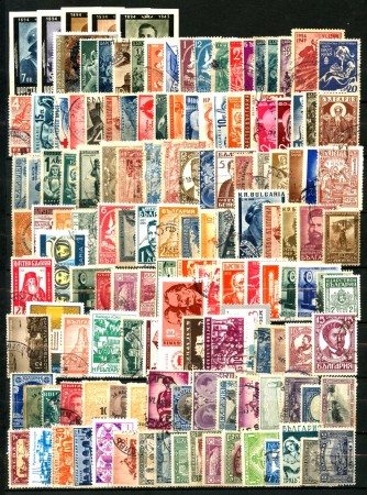 1900/1960 - BULGARIA - 300 FRANCOBOLLI DIFFERENTI USATI/LING. - LOTTO/27160