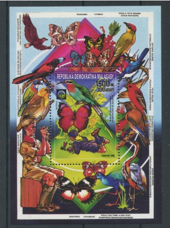 1988 - MADAGASCAR - LOTTO/19673 -  SCOUT E FAUNA - FOGLIETTO NUOVO