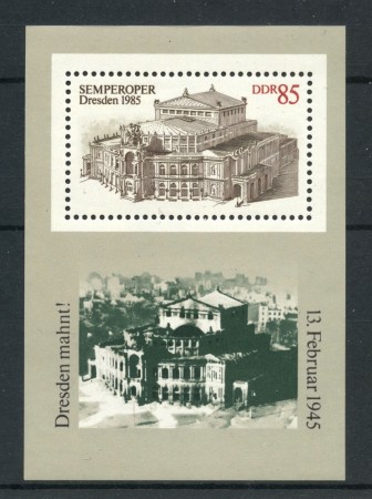 1985 - GERMANIA DDR - OPERA DI DRESDA - FOGLIETTO - NUOVO - LOTTO/36634